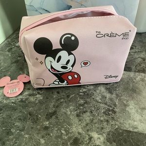 The Creme Disney Mickey and Minnie‎ Make up Bag Light Pink